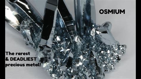  Osmium: Un super metallo per applicazioni estreme!